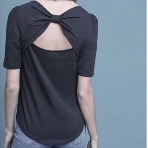 MEADOW Rue | Black Cutout Shirt XS